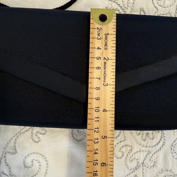 ANDRE CELLINI Black Evening Shoulder Bag Purse Magnetic Snap U.S. Pat 4021891 - Picture 7 of 9